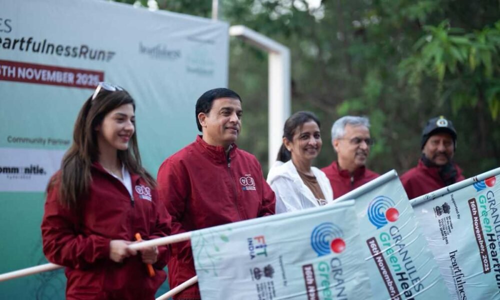 ग्रैन्यूल्स ग्रीन हार्टफुलनेस रन और प्लांटेशन वीक के चौथे संस्करण में 100,000 धावकों ने 10,000 से अधिक पौधे उगाए